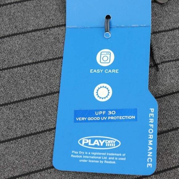 Attack Life By Greg Norman Mens Golf Polo Shirt Gray Striped Play Dry S New - Picture 11 of 12